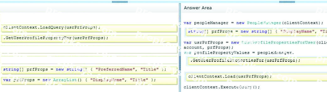 Correct answer diagram