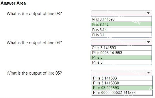 Correct answer diagram